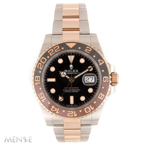 Rolex GMT Master II 126711CHNR Root Beer Bicolor B+P 01/2019 LC100 Uhr (14085)