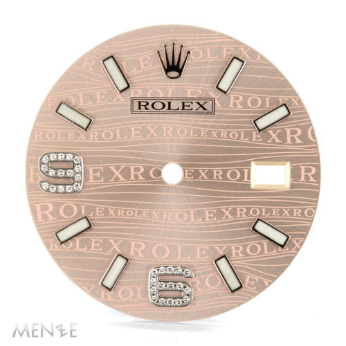 Zifferblatt für Rolex Datejust 36 116234 / 116244 Pink Waves Diamond (22603)