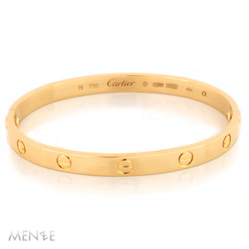 Cartier - Love Bracelet / Armreif in 750/- Gelbgold 18 Karat Gr. 19 (22742)